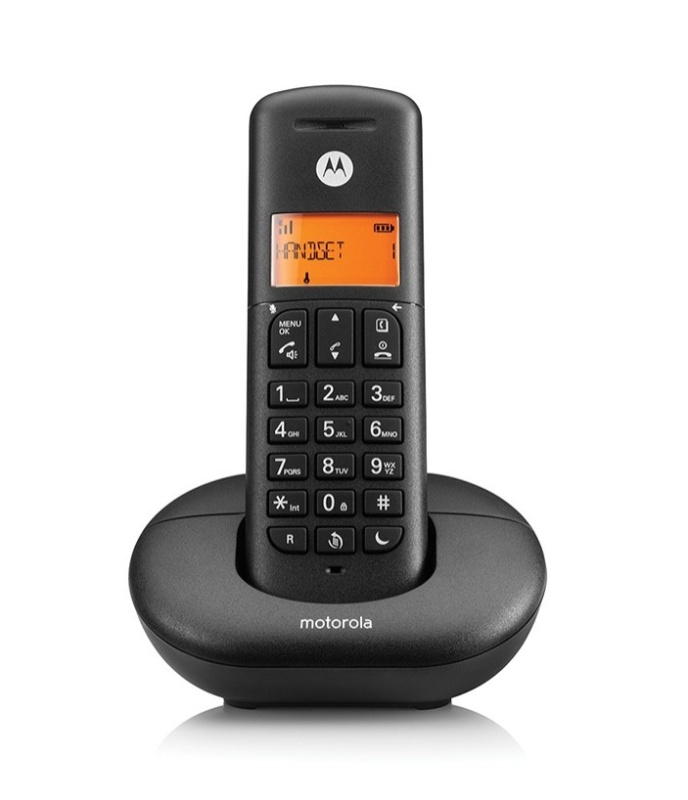 MOTOROLA E201 TELSİZ TELEFON SİYAH - MOTOROLA