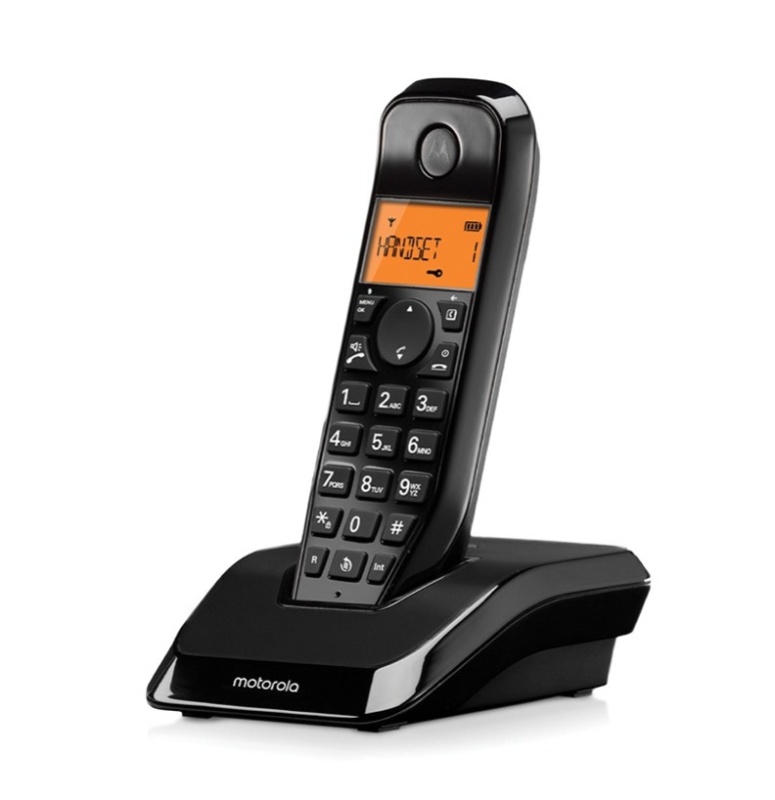 MOTOROLA S1201B TELSİZ TELEFON SİYAH - MOTOROLA