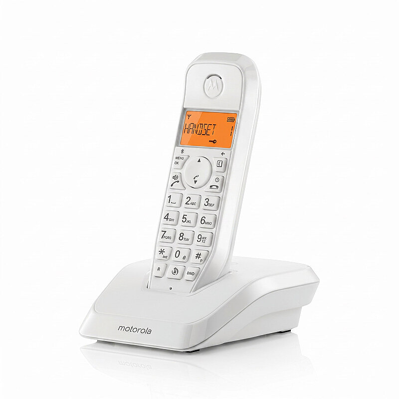 MOTOROLA S1201W TELSİZ TELEFON BEYAZ - MOTOROLA