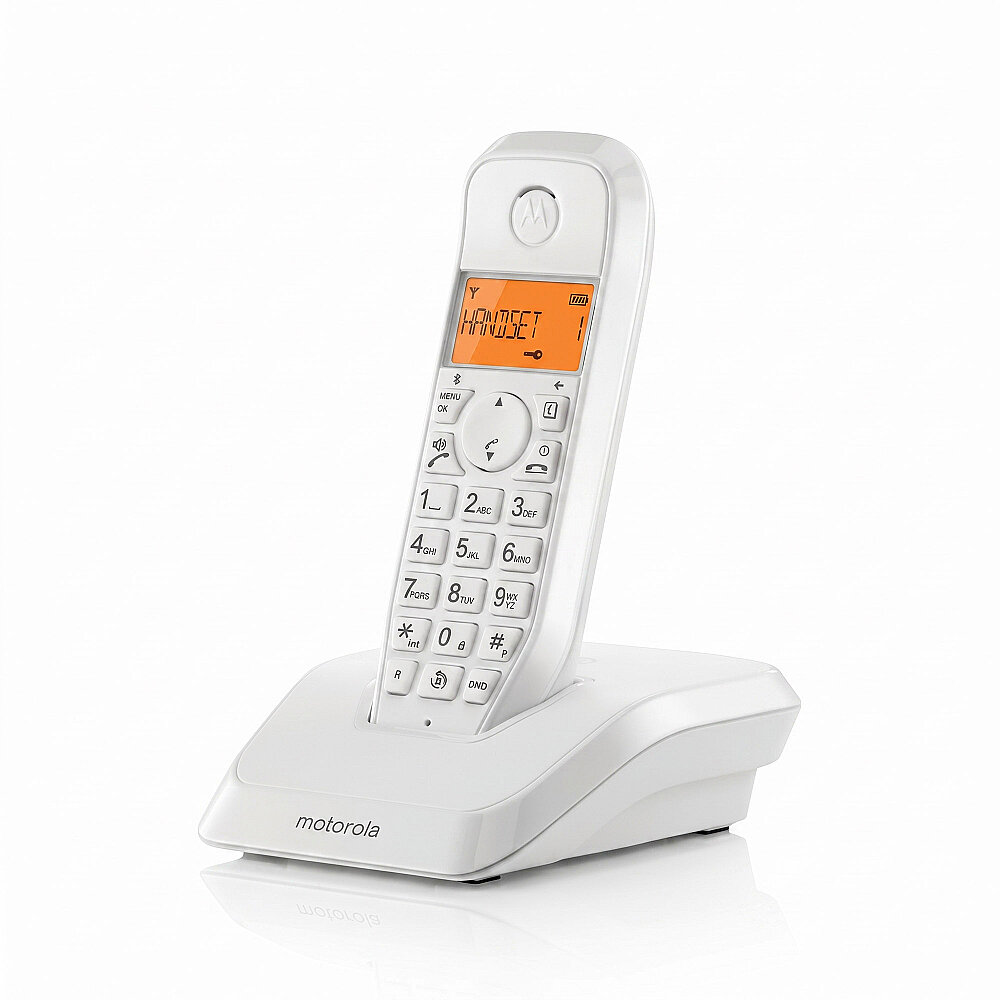 MOTOROLA S1201W TELSİZ TELEFON BEYAZ - 1