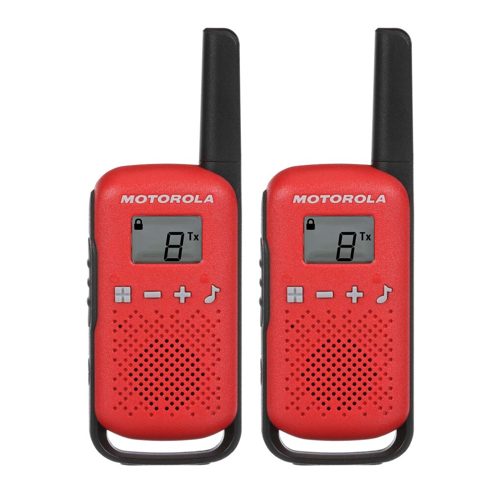 MOTOROLA T42 TELSİZ İKİLİ SET KIRMIZI - 2