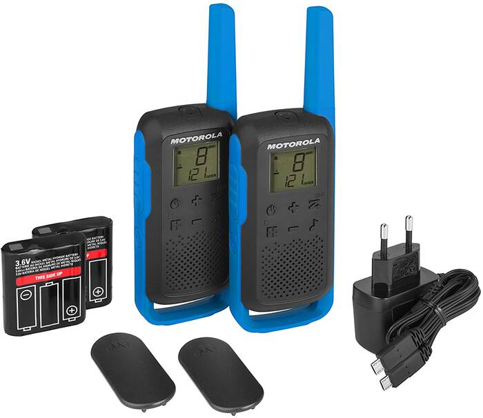 Motorola TLKR-T62 Mavi El Telsizi Pmr İkili Set - 6