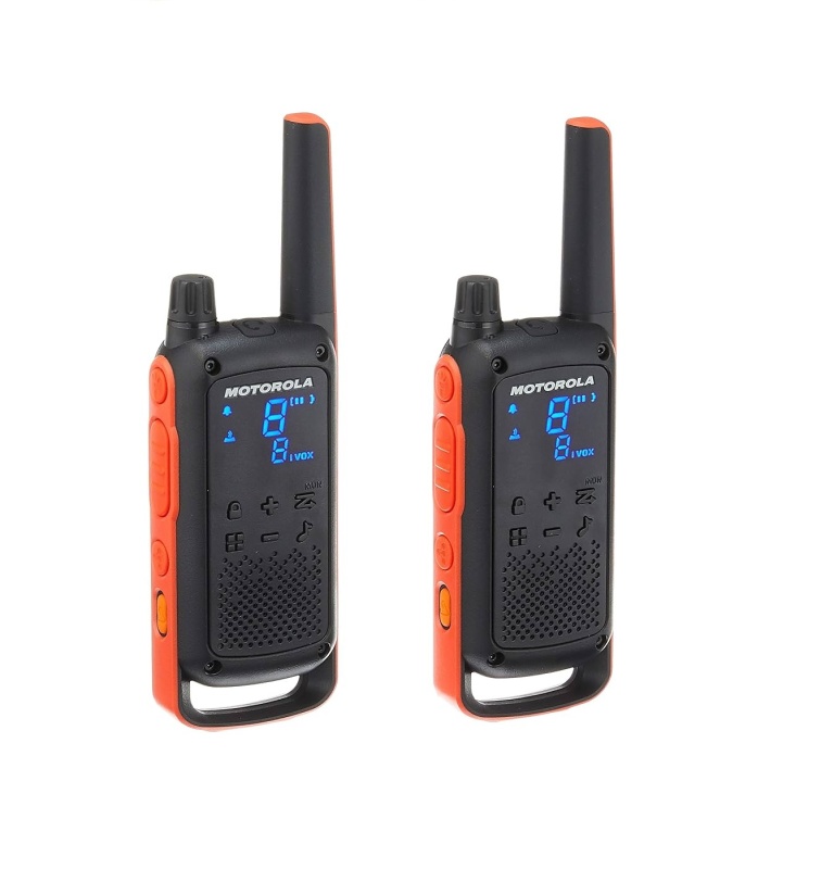 MOTOROLA T82 TELSİZ İKİLİ SET SİYAH KIRMIZI - MOTOROLA