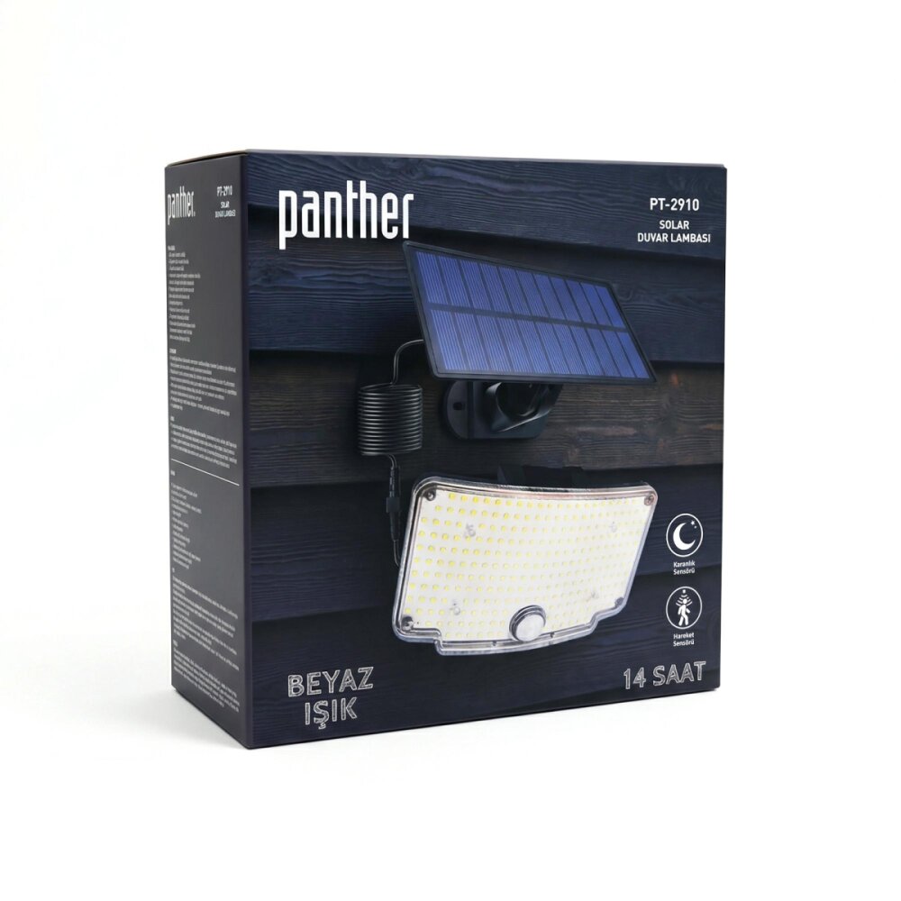 PANTHER PT-2910 SOLAR LED DUVAR LAMBASI - 7