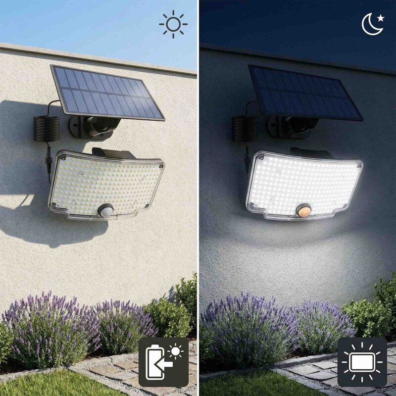 PANTHER PT-2910 SOLAR LED DUVAR LAMBASI - 6