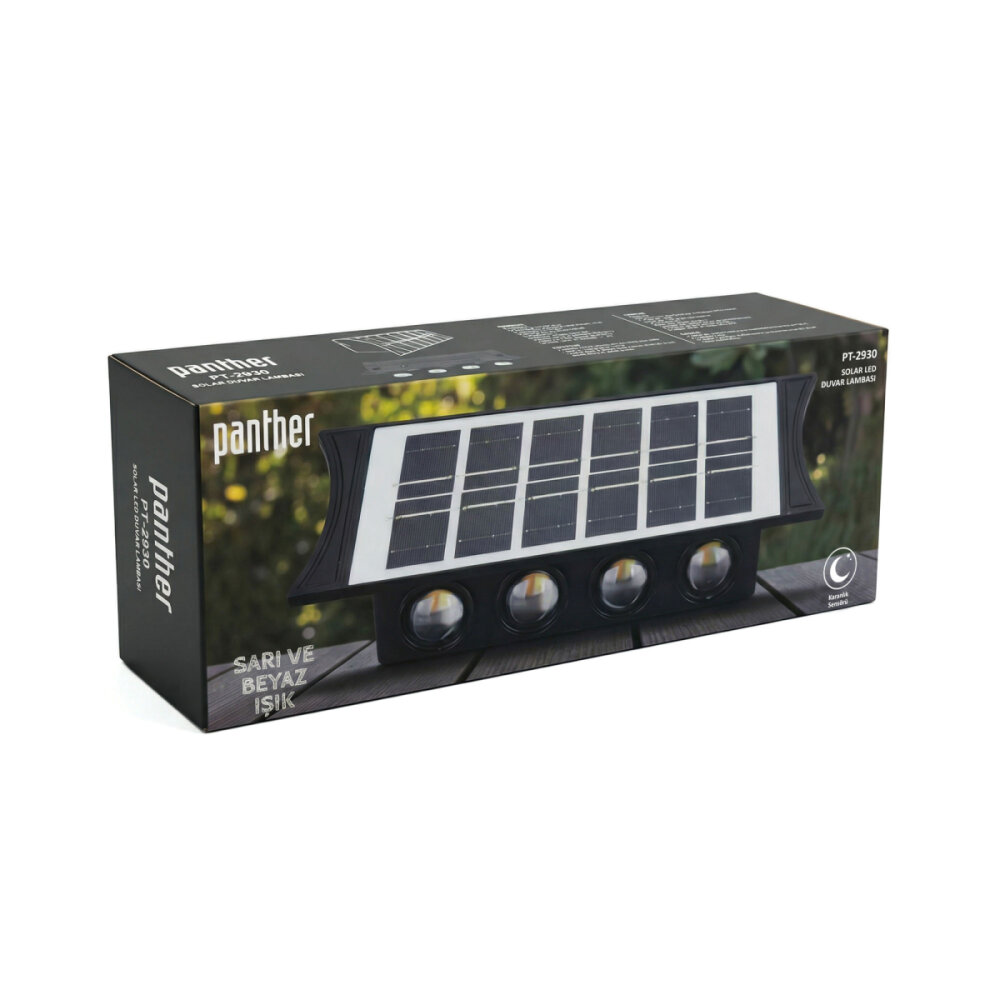 PANTHER PT-2930 SOLAR LED DUVAR LAMBASI - 8
