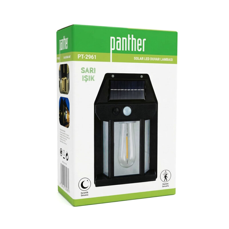 PANTHER PT-2961 SOLAR LED DUVAR LAMBASI - 4