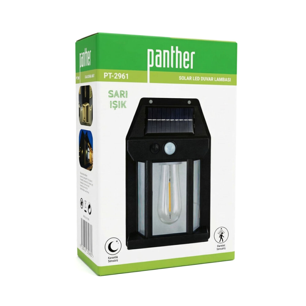 PANTHER PT-2961 SOLAR LED DUVAR LAMBASI - 4