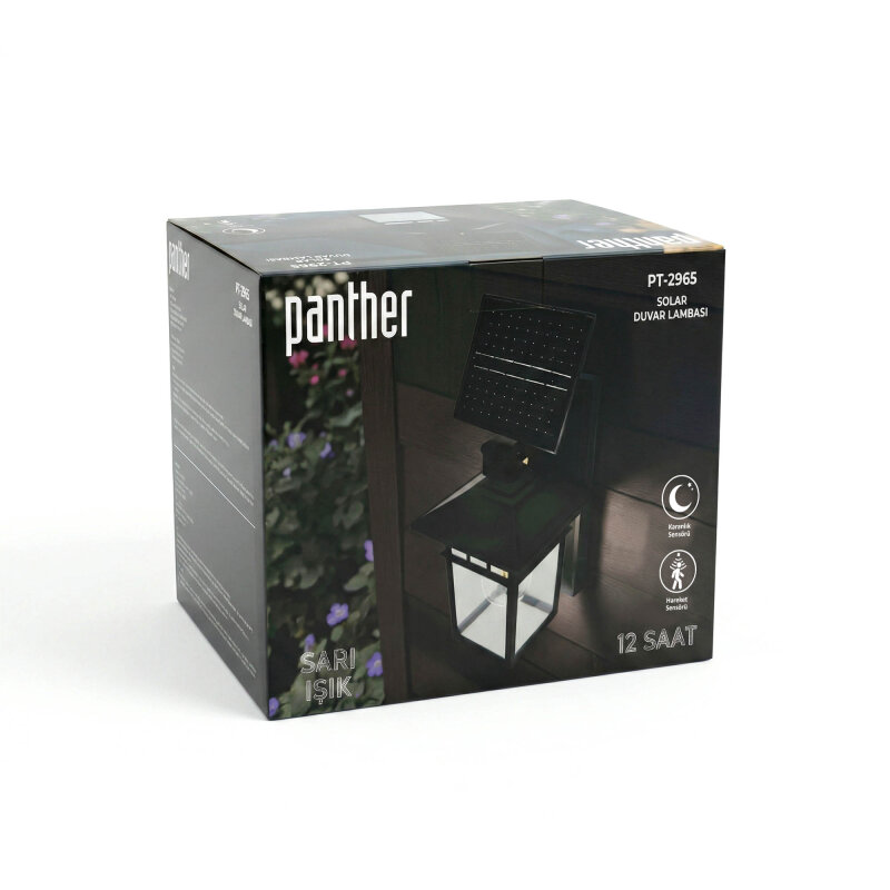 PANTHER PT-2965 SOLAR LED DUVAR LAMBASI - 6