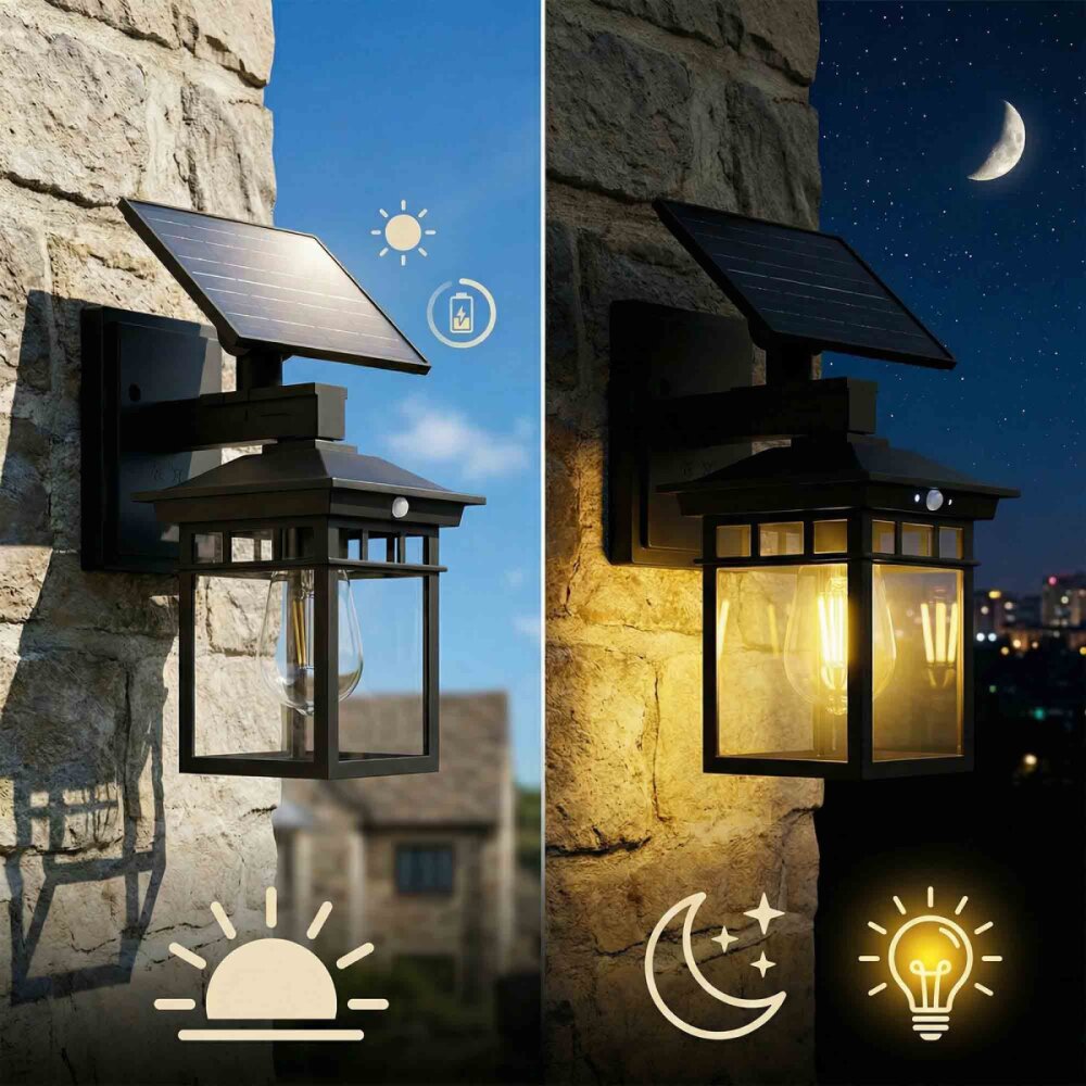 PANTHER PT-2965 SOLAR LED DUVAR LAMBASI - 5