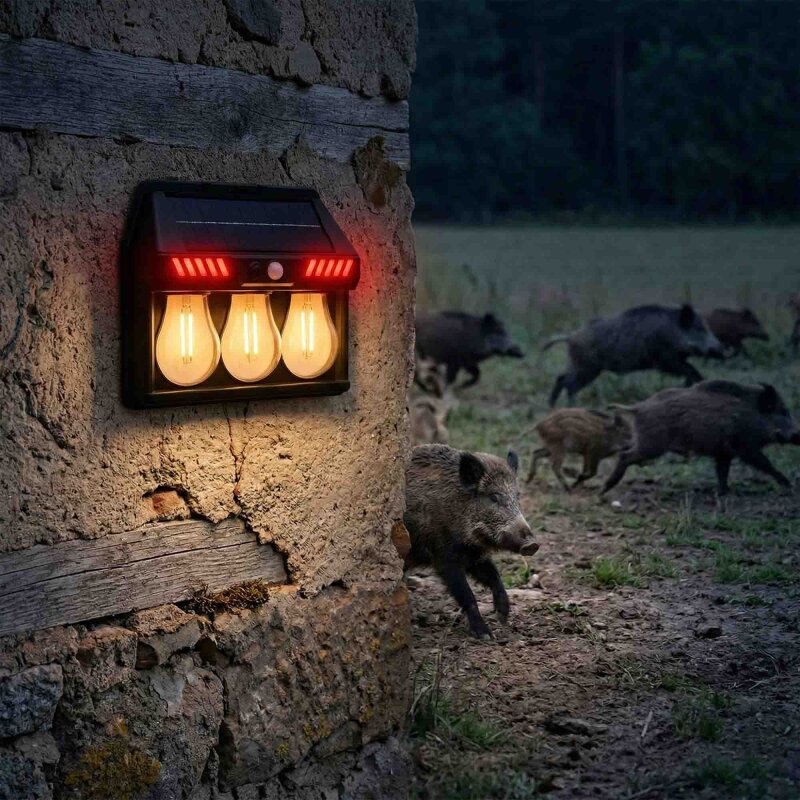 PANTHER PT-2973 SOLAR LED DUVAR LAMBASI - 4