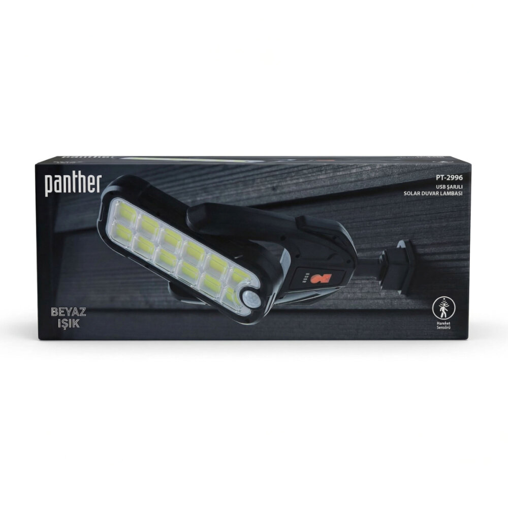 PANTHER PT-2996 SOLAR LED DUVAR LAMBASI - 6