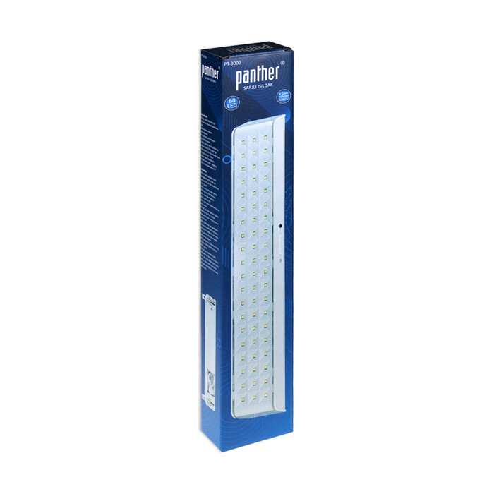 PANTHER PT-3002 60 SMD LED ŞARJLI IŞILDAK - 4