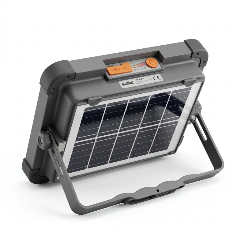 PANTHER PT-300W USB ŞARJLI SOLAR KAMP LAMBASI - 2