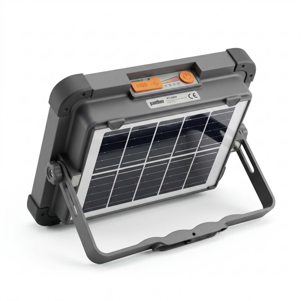 PANTHER PT-300W USB ŞARJLI SOLAR KAMP LAMBASI - 2