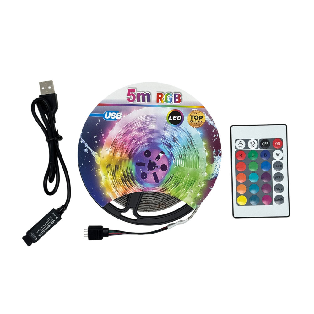 PANTHER PT-355 USB RGB ŞERİT LED IŞIK 5M - 3