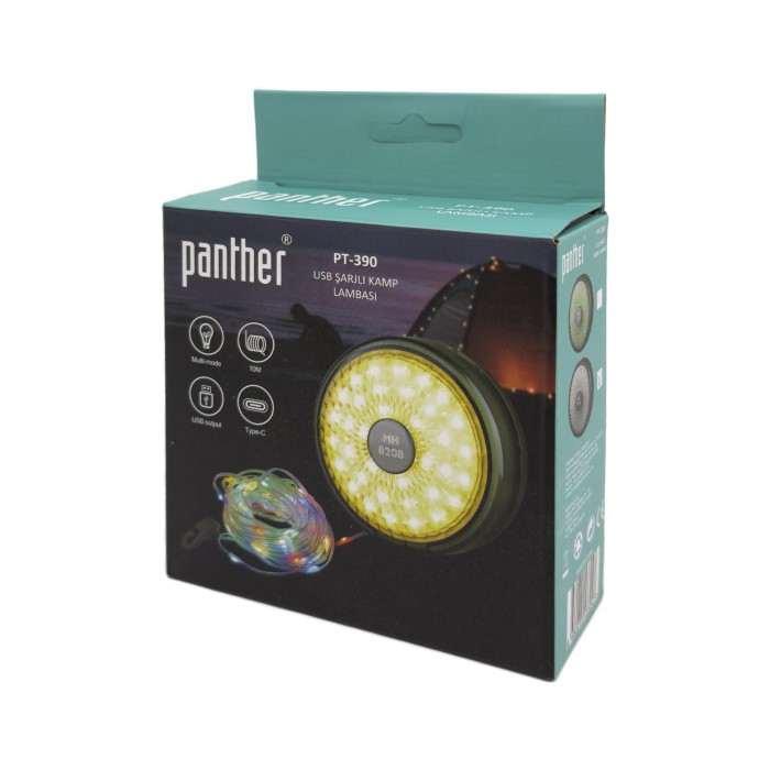 PANTHER PT-390 USB ŞARJLI KAMP LAMBASI - 5