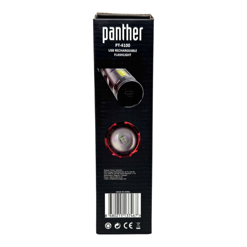 PANTHER PT-4100 USB ŞARJLI EL FENERİ - 12