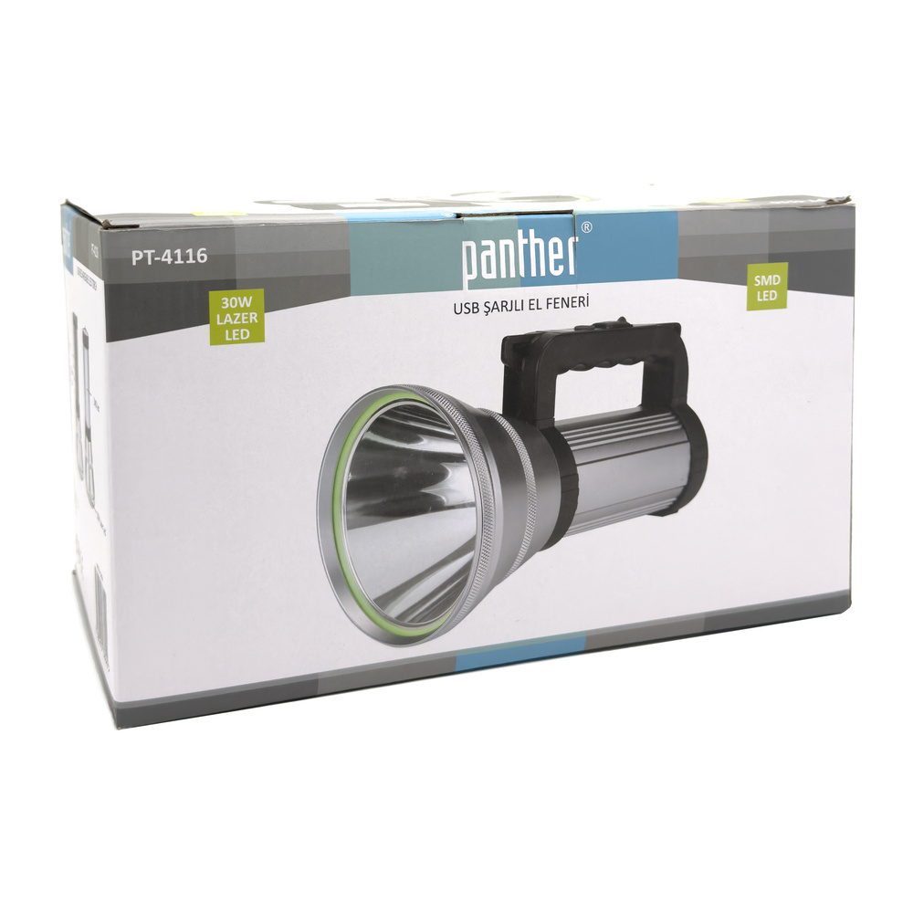 PANTHER PT-4116 USB ŞARJLI EL FENERİ - 7