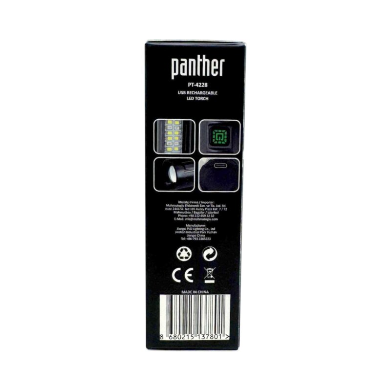 PANTHER PT-4228 USB ŞARJLI EL FENERİ - 11