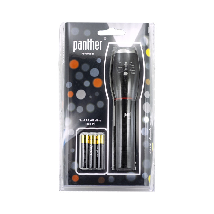 Panther - PANTHER PT-4701BL PİLLİ EL FENERİ