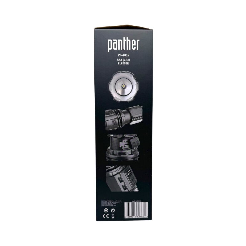 PANTHER PT-4812 USB ŞARJLI EL FENERİ - 8