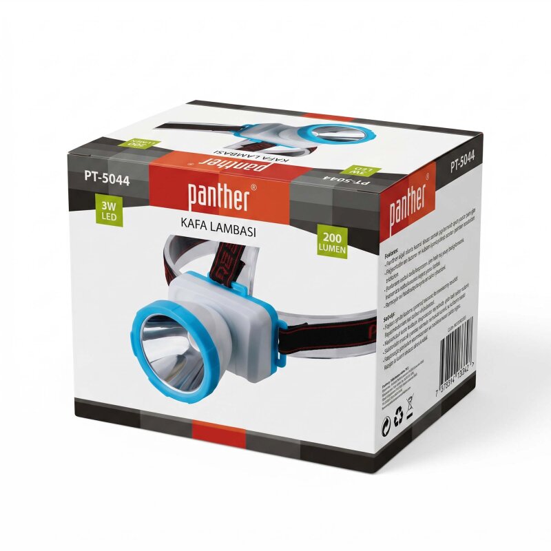 PANTHER PT-5044 PİLLİ KAFA LAMBASI - 3