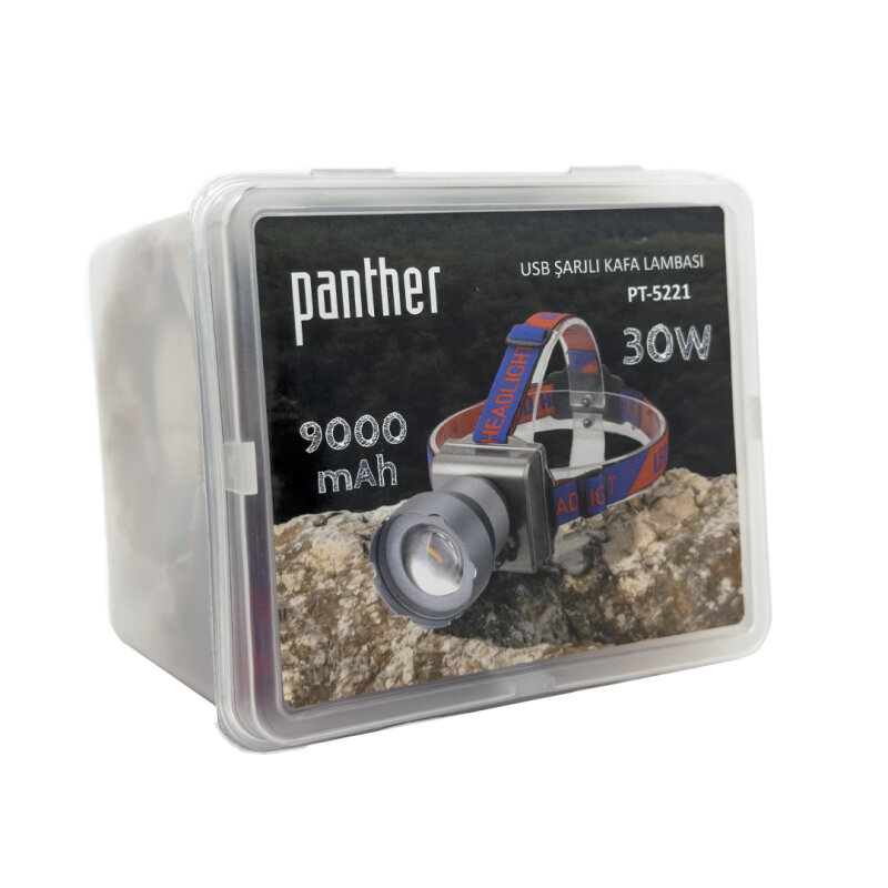 PANTHER PT-5221 USB ŞARJLI KAFA LAMBASI - 6