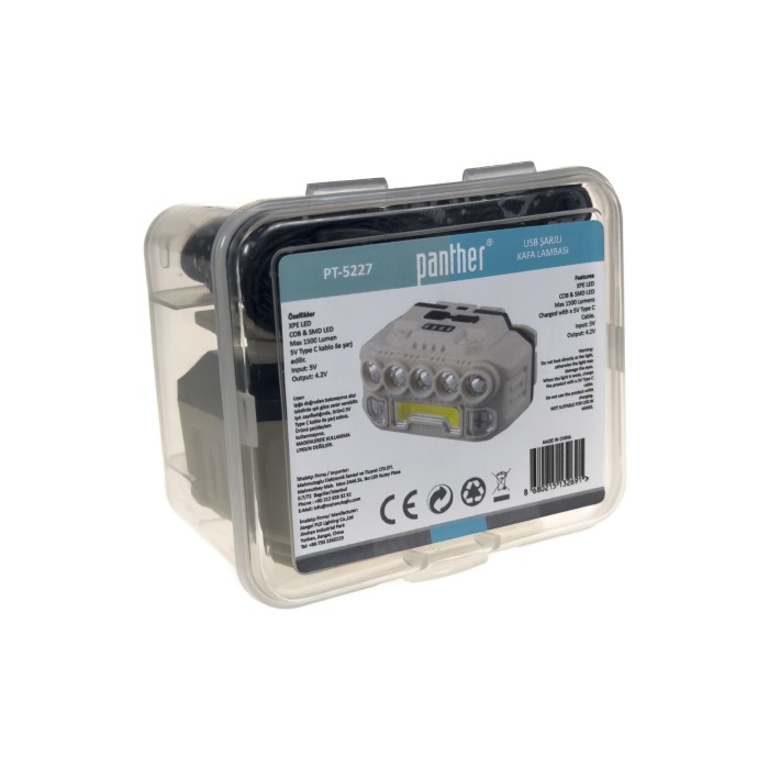PANTHER PT-5227 USB ŞARJLI KAFA LAMBASI - 3