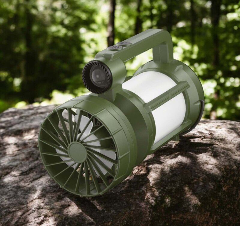 PANTHER PT-576 ŞARJLI SOLAR FANLI KAMP LAMBASI - PANTHER