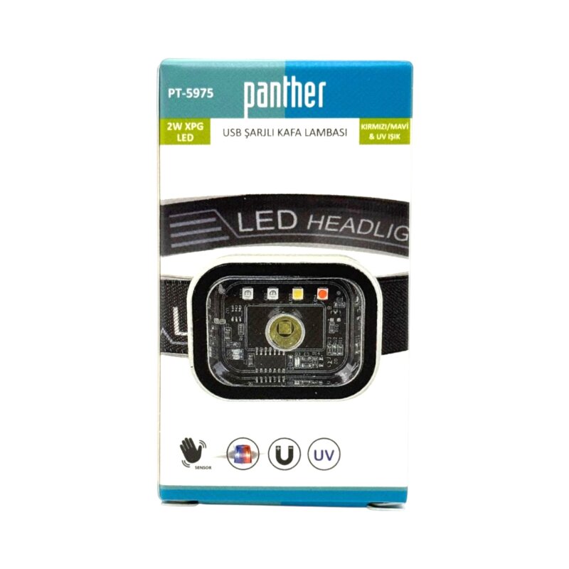 PANTHER PT-5975 USB ŞARJLI KAFA LAMBASI - 8