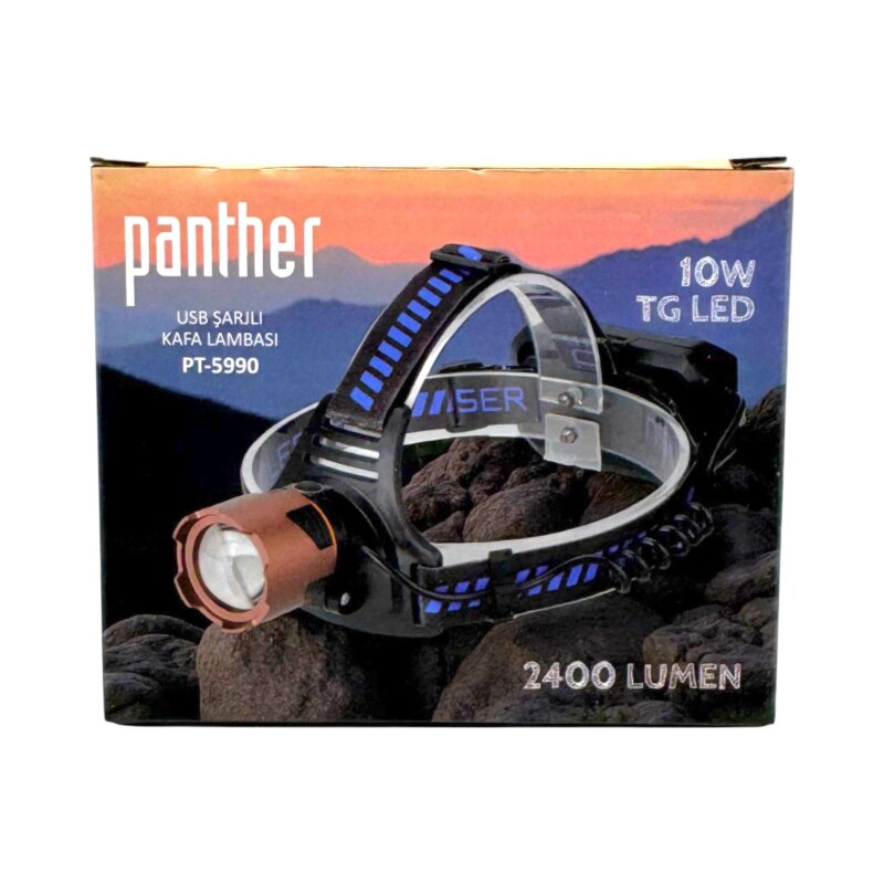 PANTHER PT-5990 USB ŞARJLI KAFA LAMBASI - 9