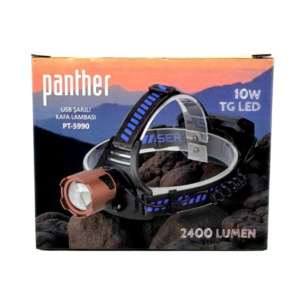 PANTHER PT-5990 USB ŞARJLI KAFA LAMBASI - 9