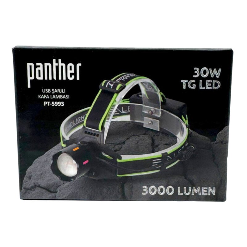 PANTHER PT-5993 USB ŞARJLI KAFA LAMBASI - 8