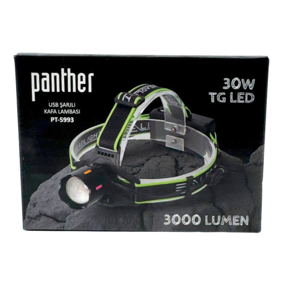 PANTHER PT-5993 USB ŞARJLI KAFA LAMBASI - 8
