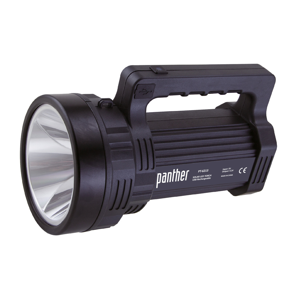 PANTHER PT-6213 USB ŞARJLI SOLAR EL FENERİ - 2