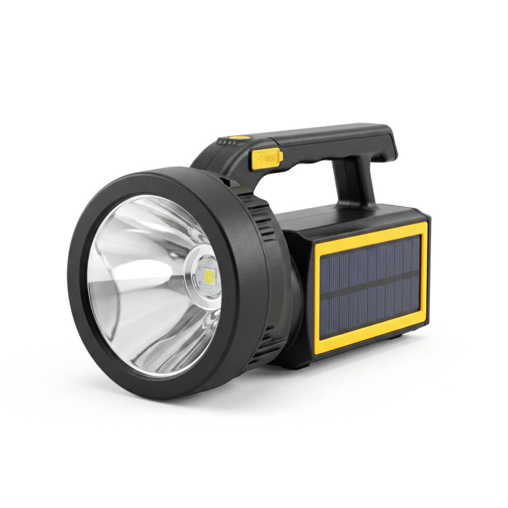 PANTHER PT-6214 USB ŞARJLI SOLAR EL FENERİ - 1