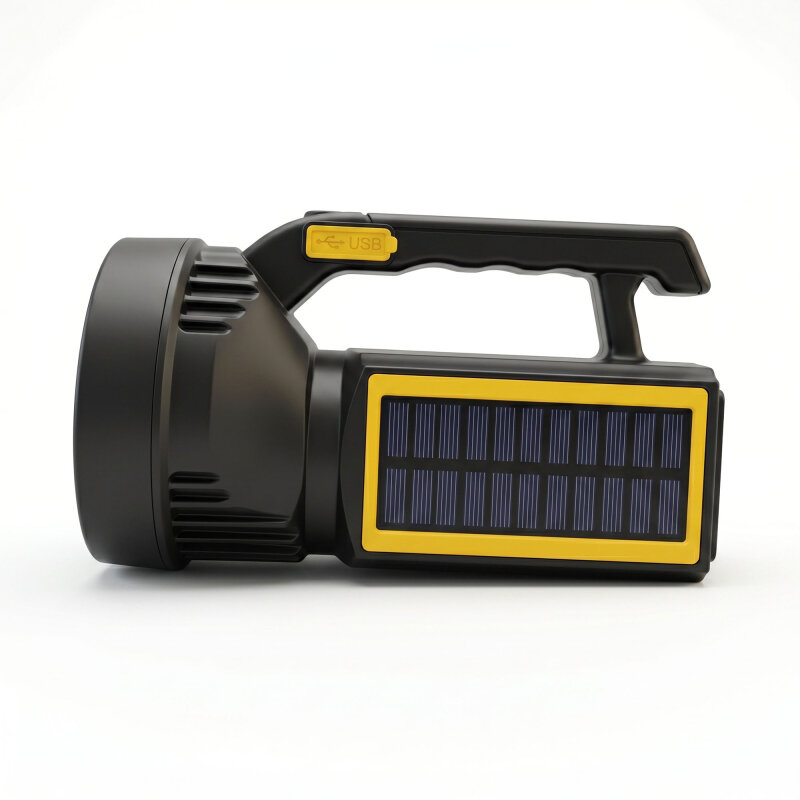 PANTHER PT-6214 USB ŞARJLI SOLAR EL FENERİ - 2