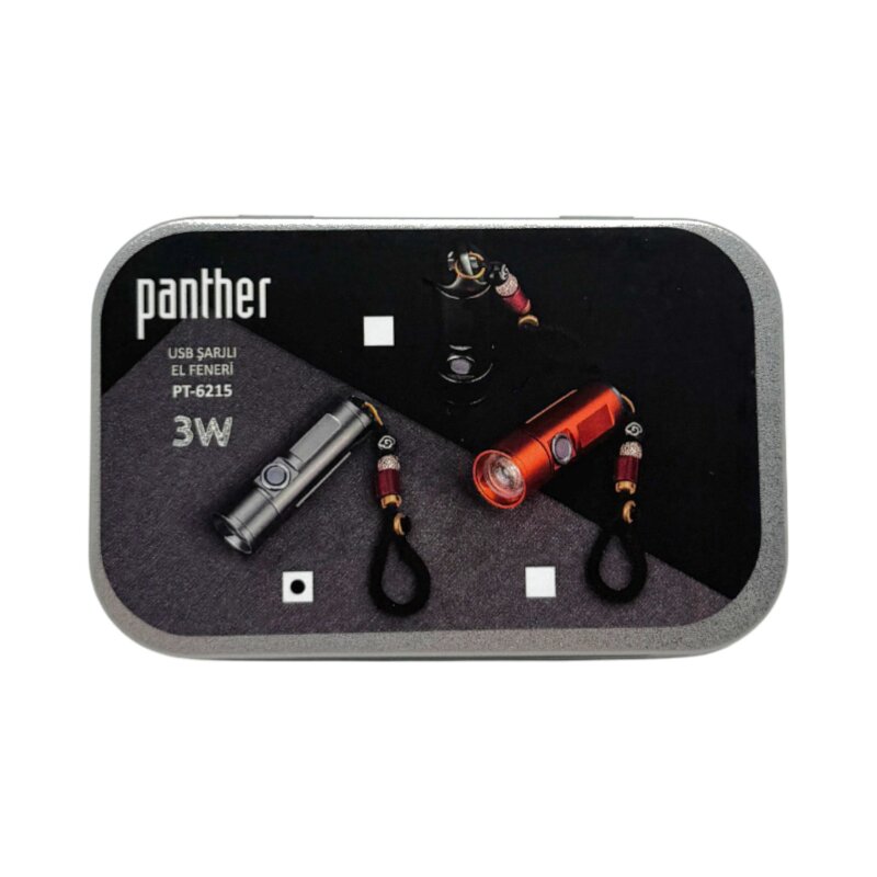 PANTHER PT-6215 USB ŞARJLI EL FENERİ - 7