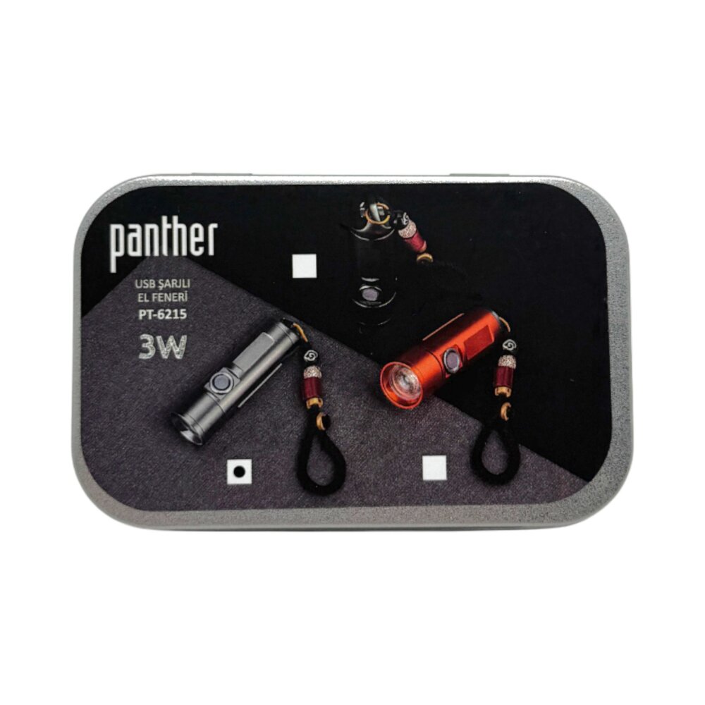 PANTHER PT-6215 USB ŞARJLI EL FENERİ - 7