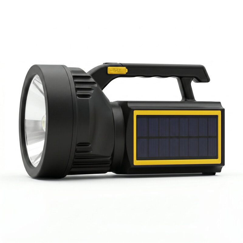 PANTHER PT-6216 USB ŞARJLI SOLAR EL FENERİ - 2