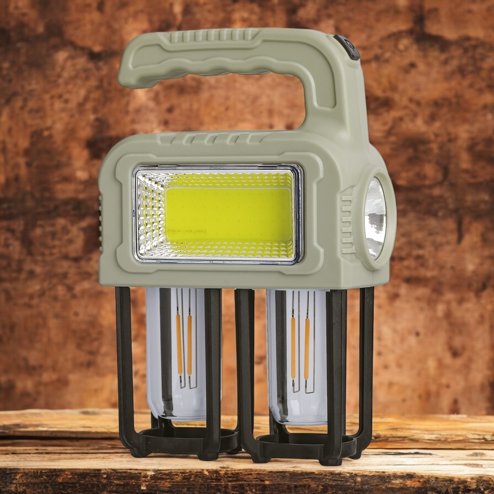 PANTHER PT-6219 USB ŞARJLI SOLAR EL FENERİ - 1