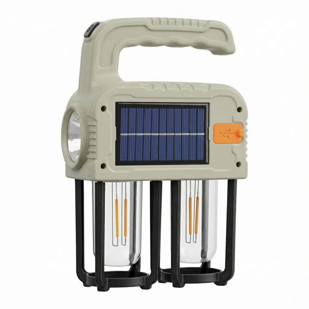 PANTHER PT-6219 USB ŞARJLI SOLAR EL FENERİ - 2
