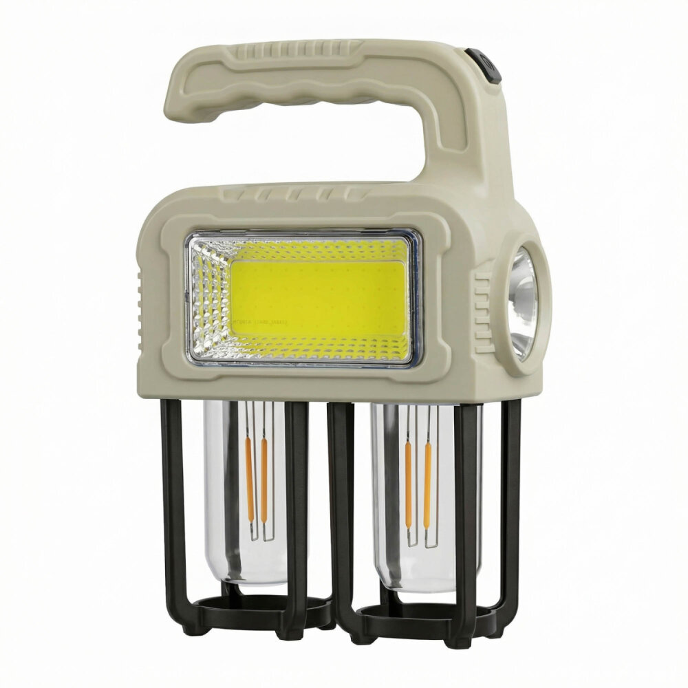 PANTHER PT-6219 USB ŞARJLI SOLAR EL FENERİ - 1