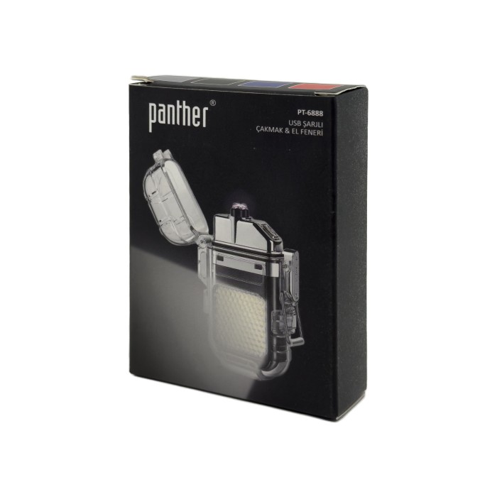 PANTHER PT-6888 USB ŞARJLI ÇAKMAK-FENER - 3