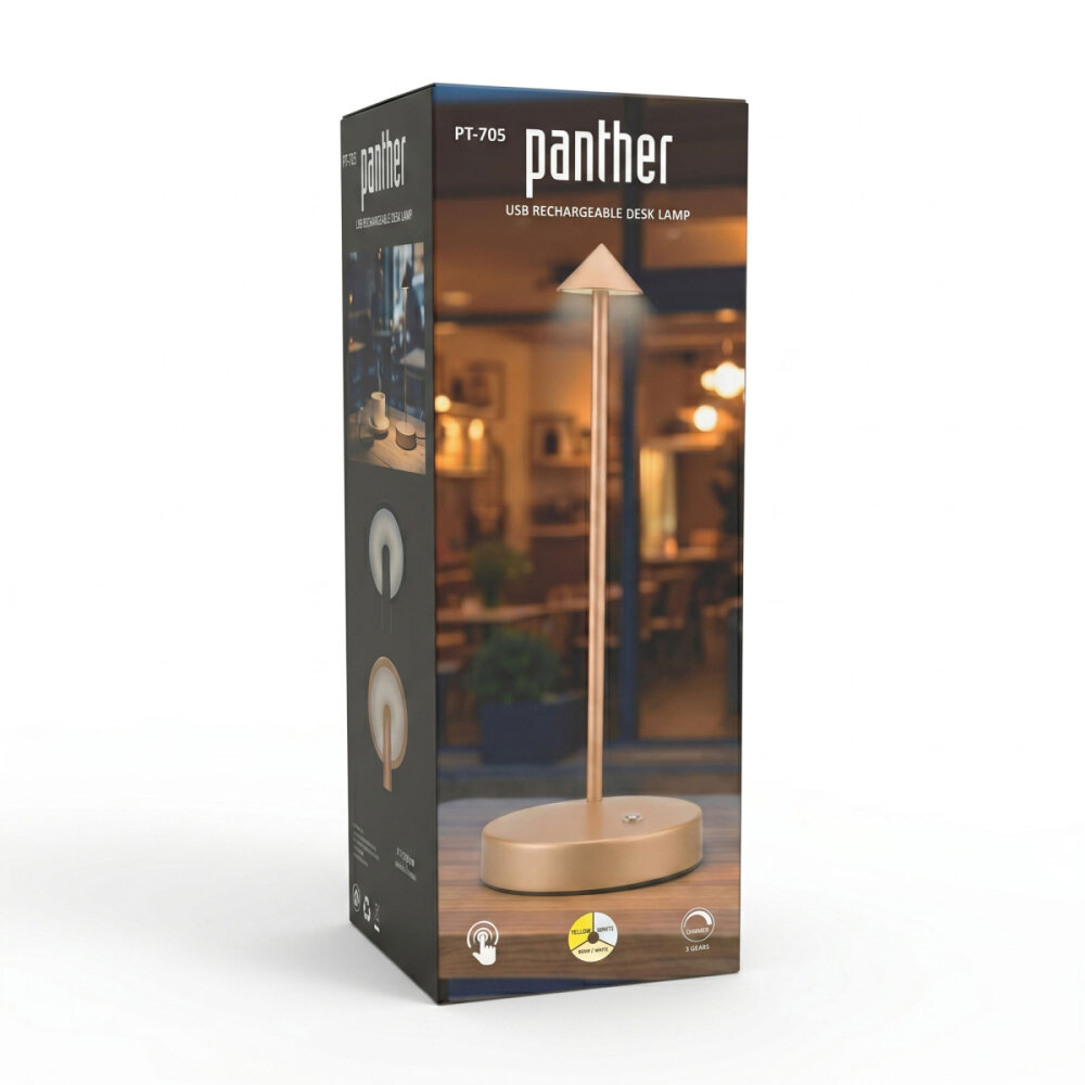 PANTHER PT-705 GOLD USB ŞARJLI MASA LAMBASI - 2