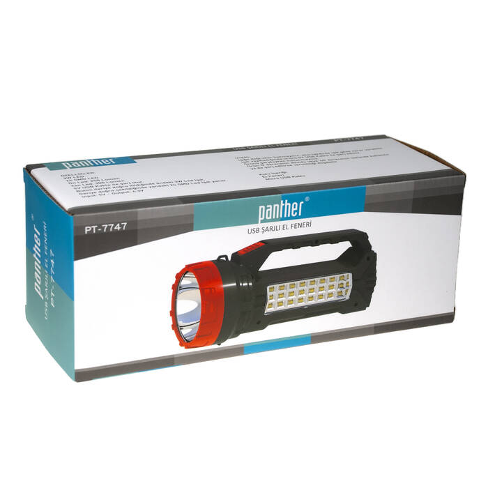 PANTHER PT-7747 USB ŞARJLI SPOT FENER - 3