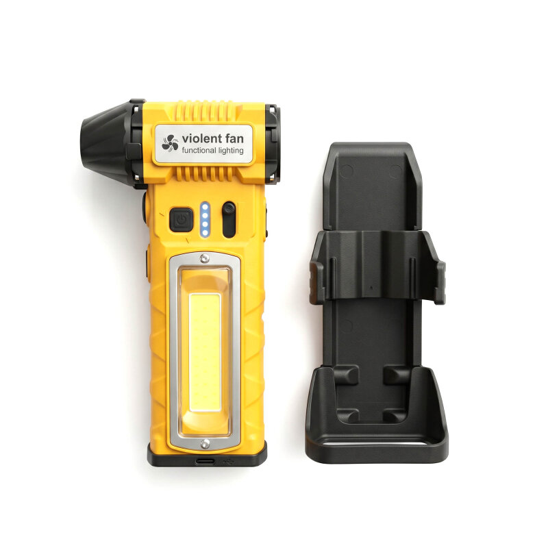 PANTHER PT-925 USB ŞARJLI EL FENERİ - FANLI - 5