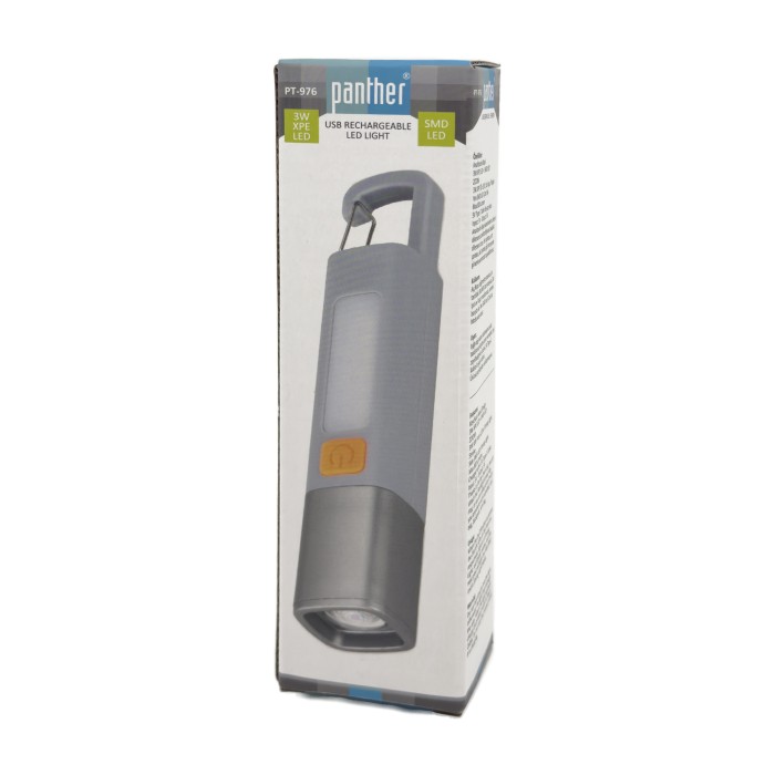 PANTHER PT-976 USB ŞARJLI EL FENERİ - 8