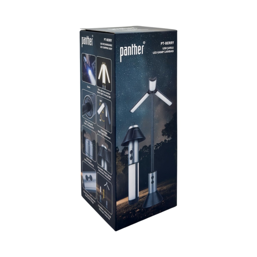 PANTHER PT-BERRY USB ŞARJLI KAMP LAMBASI - 8